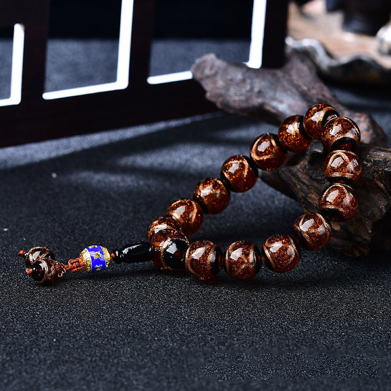 Tibetan Dragon Vein Agate Healing Bracelet - image 9