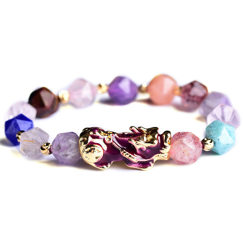FengShui PiXiu Amethyst Luck Bracelet - Amethyst - image 0