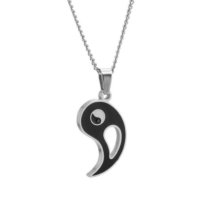 2pcs Yin Yang Pendant Couple Necklace - image 3
