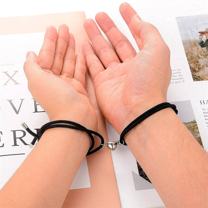 2Pcs Love Magnetic Couple String Strength Bracelet - image 17