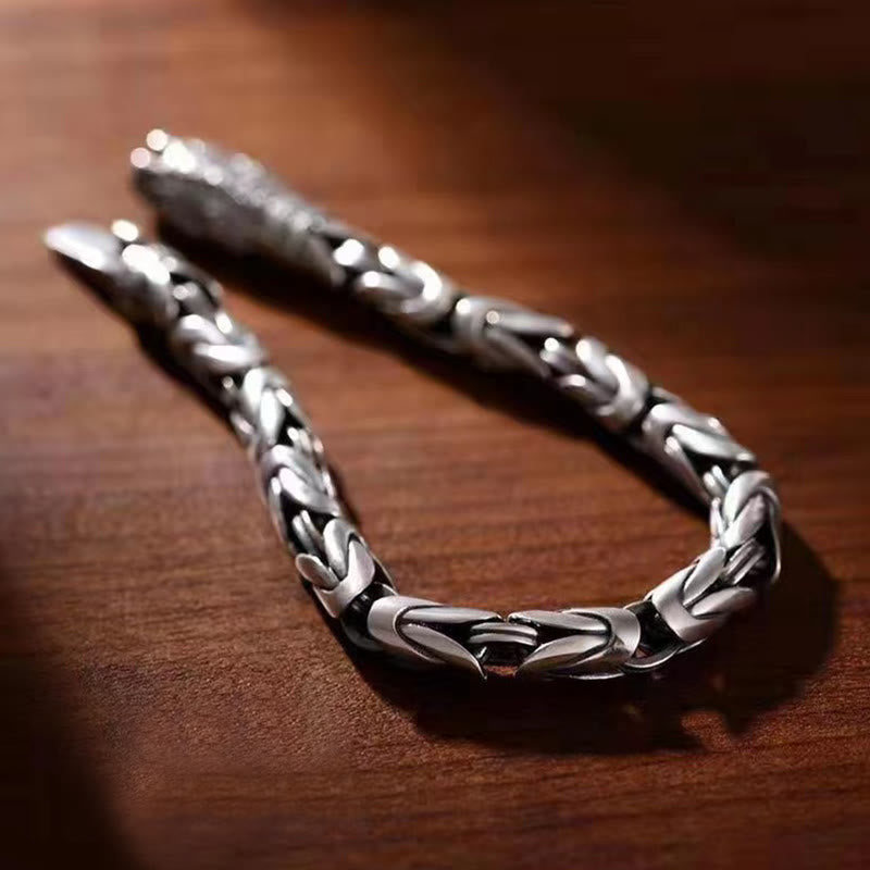 Buddha Stones Dorje Vajra Om Mani Padme Hum Peace Love Copper Chain Bracelet - image 2