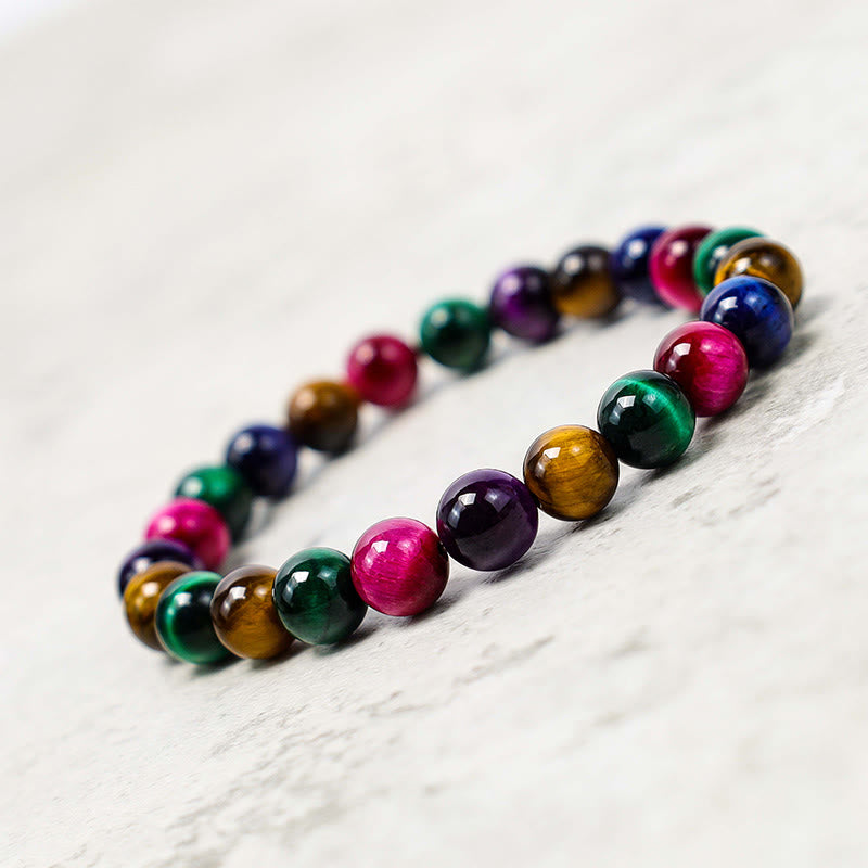 Buddha Stones Tiger Eye Resolve Courage Bracelet - image 19