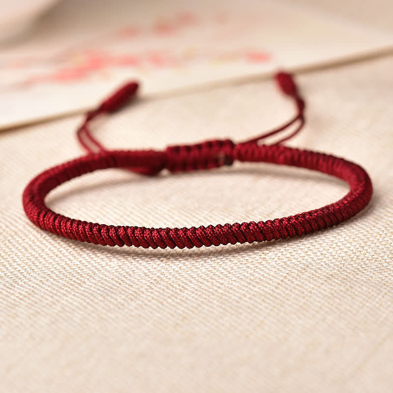 Buddha Stones Tibetan Lucky 3 Combination Sets Red String Bracelet - image 3