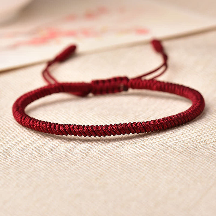 Buddha Stones Tibetan Lucky 3 Combination Sets Red String Bracelet - image 3
