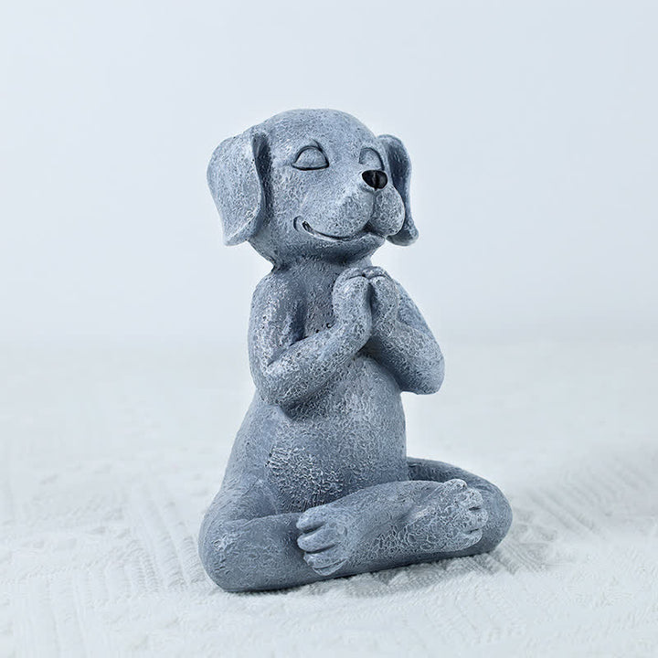 Buddha Stones Meditating Zen Dog Cat Frog Decoration - image 2