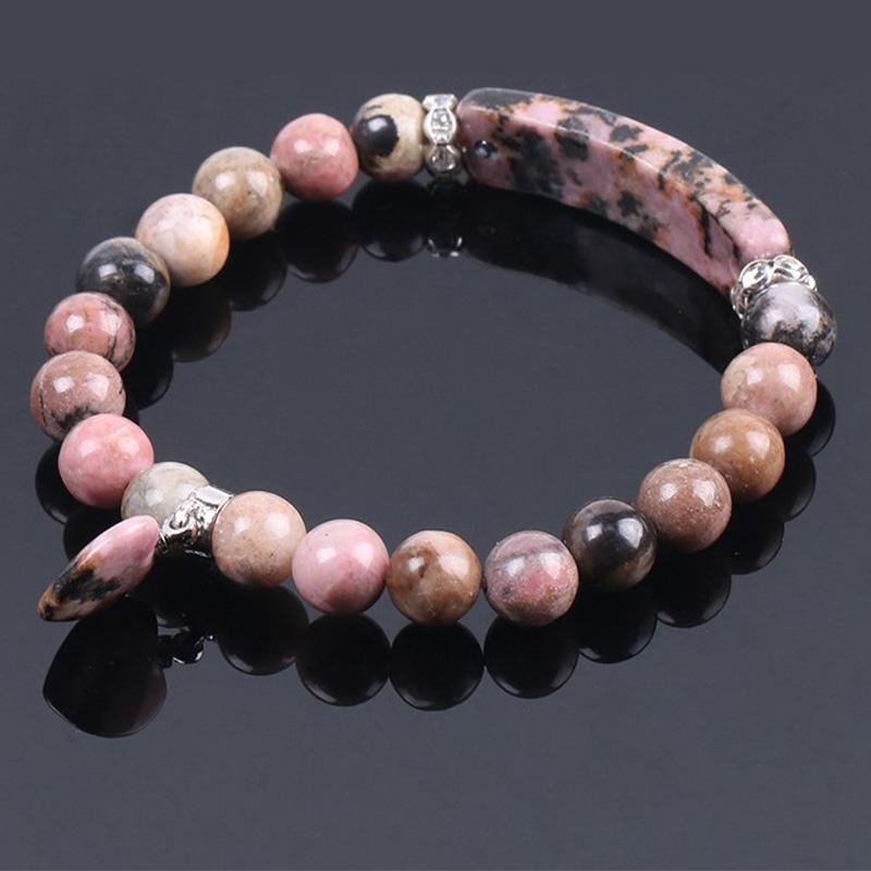Buddha Stones Natural Quartz Love Heart Healing Beads Bracelet - image 19