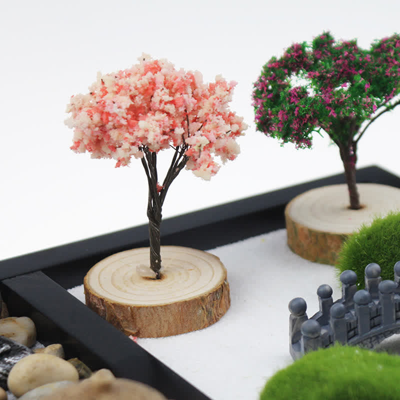Buddha Stones Buddha Symbol Tree Landscape Meditation Calm Zen Garden Decoration - image 4