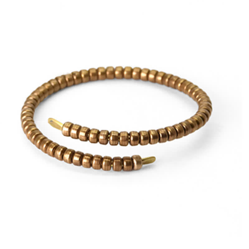 Buddha Stones Vintage Design Copper Balance Adjustable Cuff Bracelet - image 9