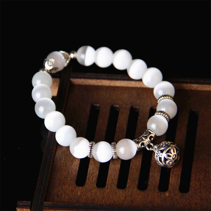 Buddha Stones Tibetan Cat Eye Lucky Bracelet - image 0