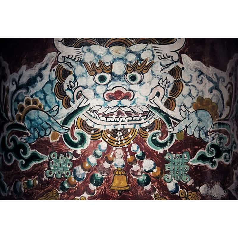 Buddha Stones Tibetan Camel Bone Skull The Lord of the Corpse Forest Protection Necklace Pendant - image 10