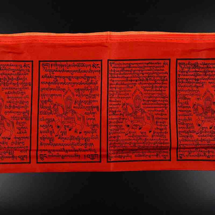 Buddha Stones Tibetan 5 Colors Windhorse Auspicious Outdoor 25 Pcs Prayer Flag - image 13