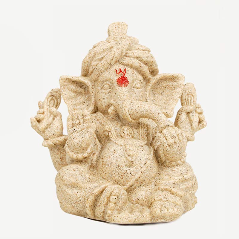 Buddha Stones Ganesh Ganpati Elephant Statue Transformation Home Decoration - image 0
