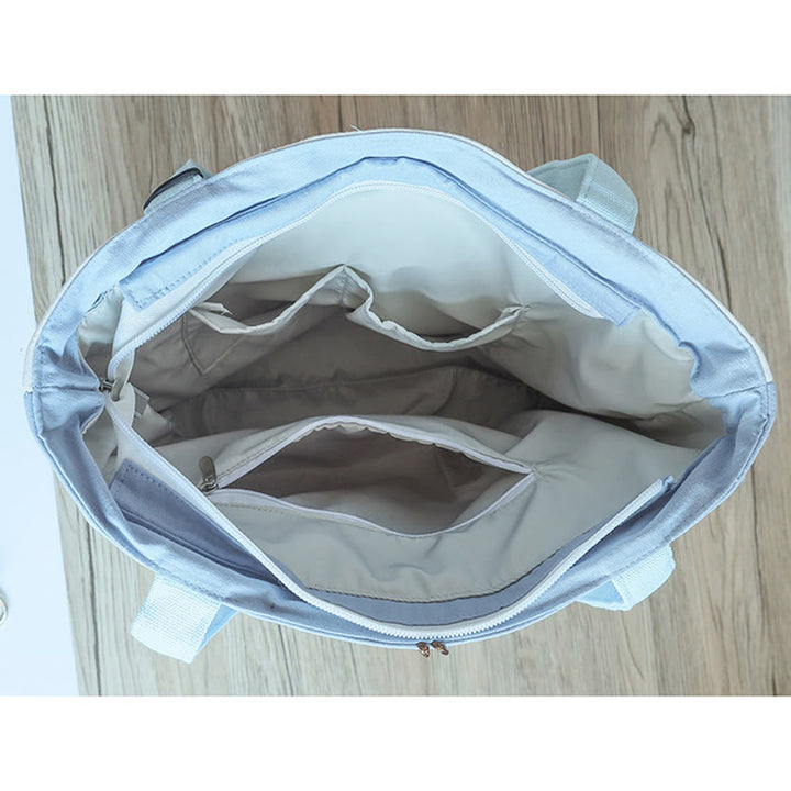 Buddha Stones Pear Flower Plum Peach Blossom Bamboo Embroidery Canvas Large Capacity Shoulder Bag Tote Bag - image 25