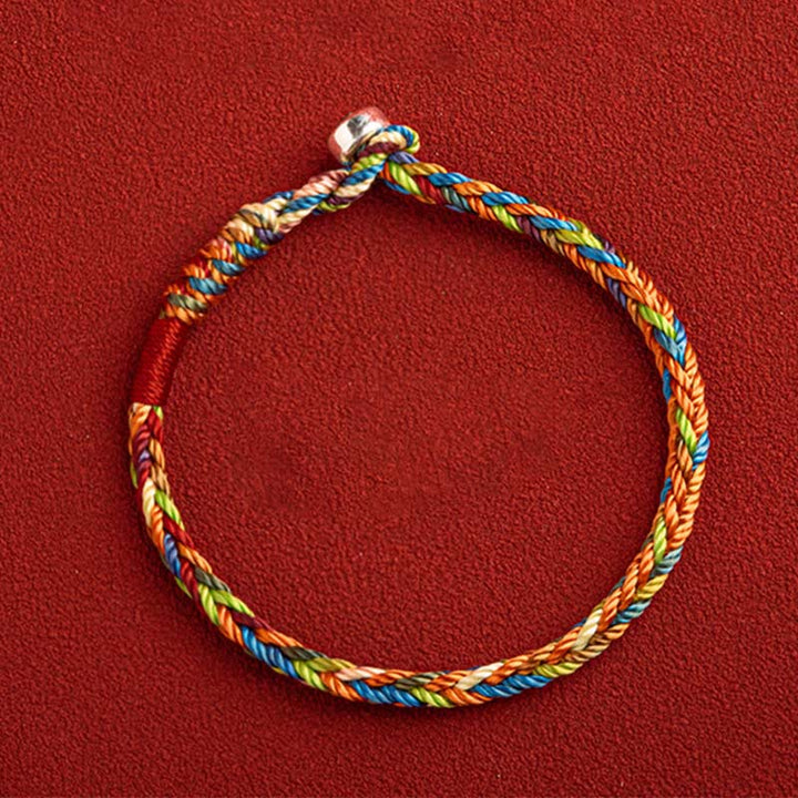 Buddha Stones "May you be healthy and happy" Lucky Multicolored Bracelet Includes Gift Message Card - image 11