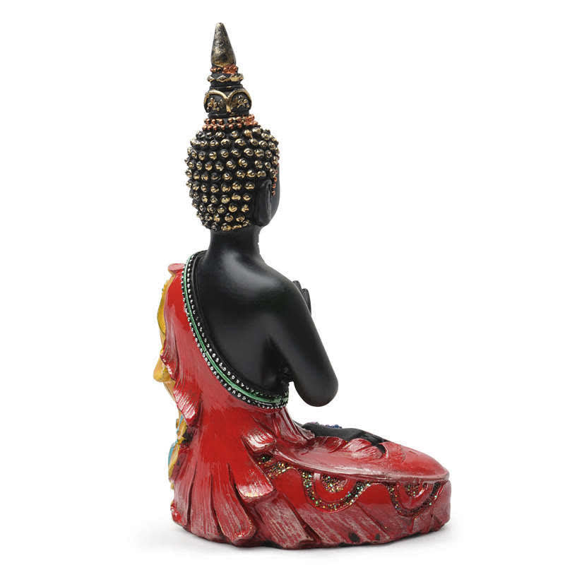 Buddha Stones Thai Buddha Serenity Resin Statue Decoration - image 9
