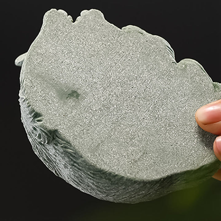 Buddha Stones Small Nine Tailed Fox Protection Home Tea Pet Figurine Decoration - image 10