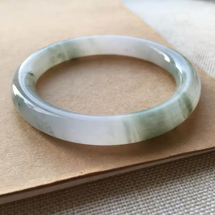 Buddha Stones Jade Abundance Luck Blessing Bracelet Bangle - image 9