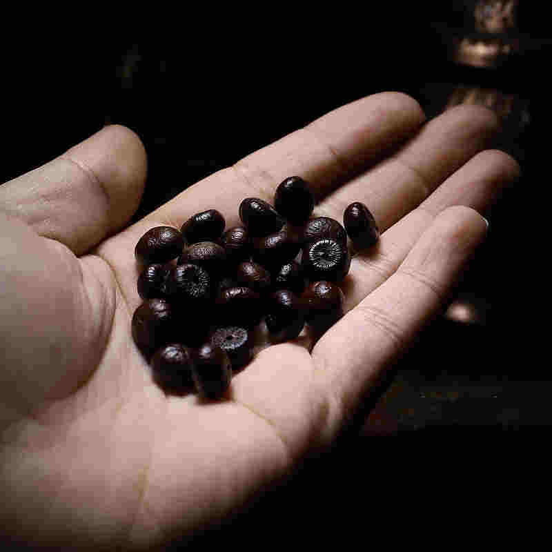 Buddha Stones Tibet 108 Mala Beads Purple Bodhi Seed Bagua Vajra Auspiciousness Bracelet - image 6