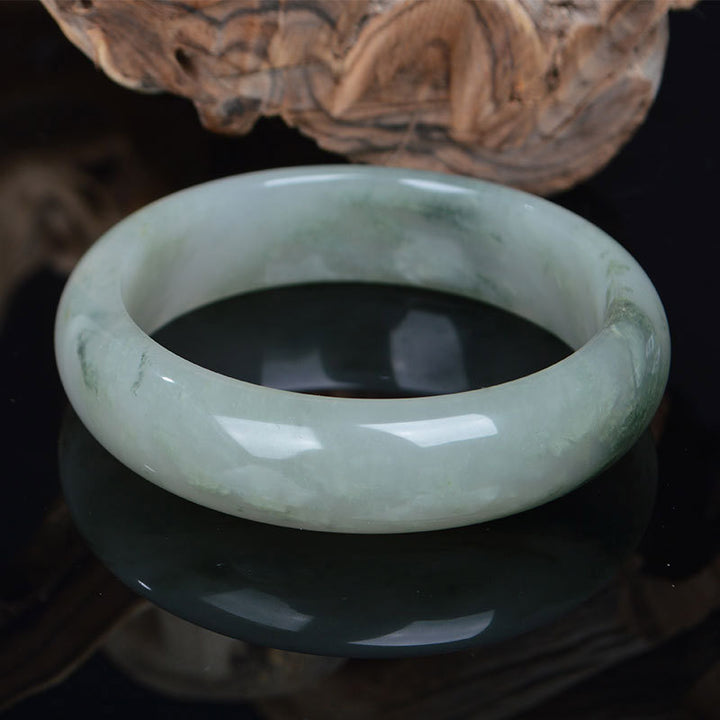 Natural Jade Luck Healing Bangle Bracelet - image 5