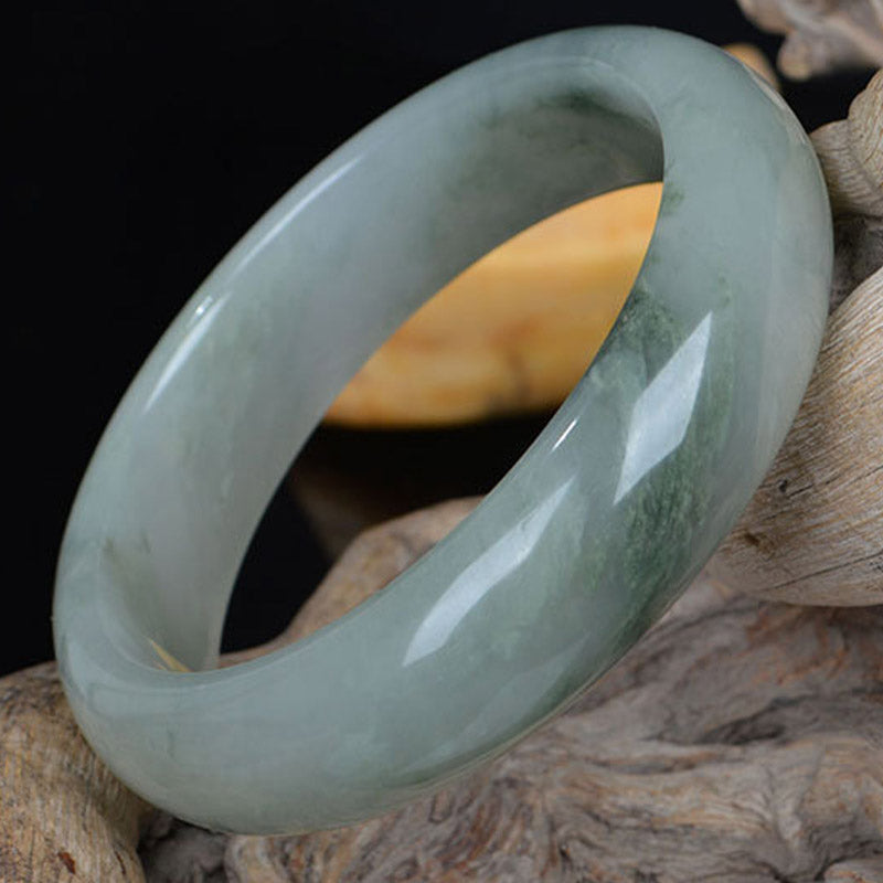 Natural Jade Luck Healing Bangle Bracelet - image 2