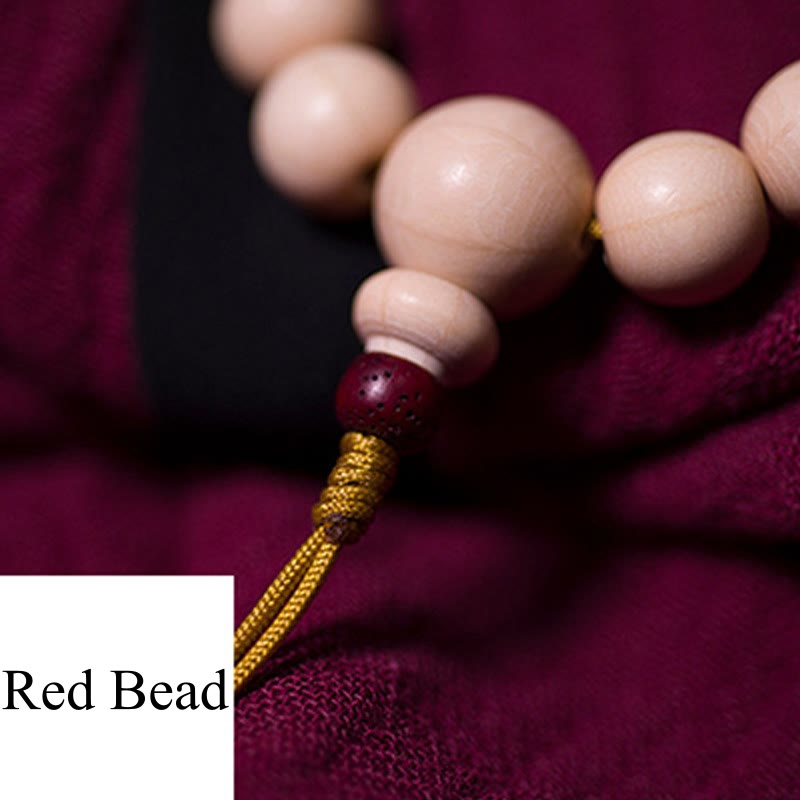 Buddha Stones Natural Abelia Biflora Wood Blessing Wrist Mala - image 7