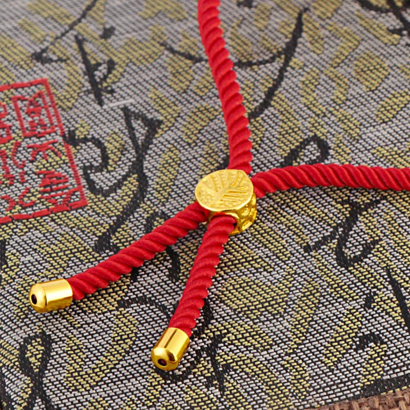 Buddha Stones Wealth Attractor Red Agate Pixiu Red String Bracelet - image 6