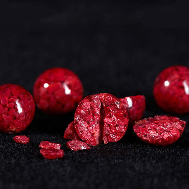 Buddha Stones Cinnabar Blessing Red String Bracelet For Kids - image 11