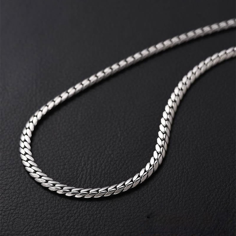 Buddha Stones Double Dorje Vajra Strength Punk Copper Chain Bracelet Necklace - image 19