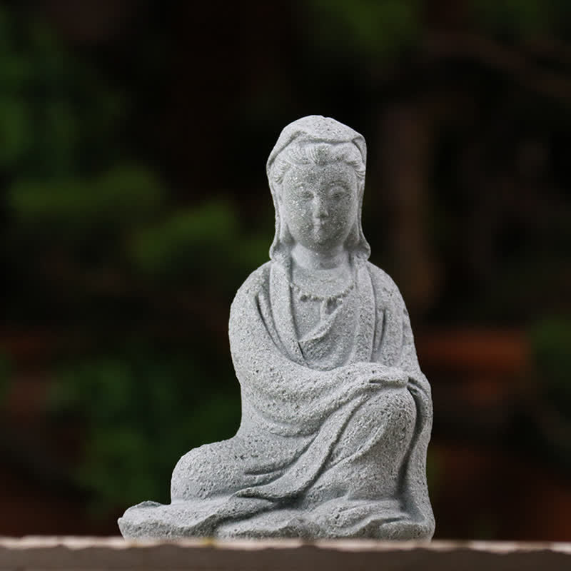 Buddha Stones Avalokitesvara Statue Blessing Home Decoration - image 6