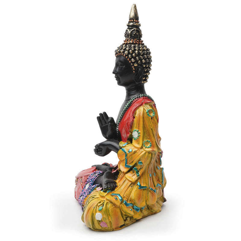 Buddha Stones Thai Buddha Serenity Resin Statue Decoration - image 7