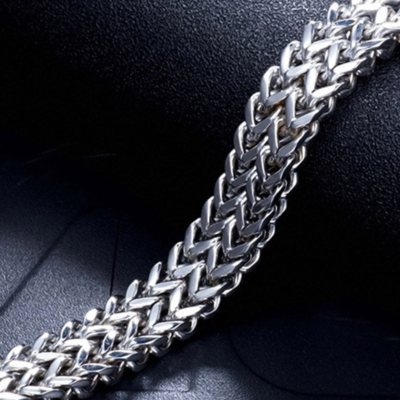 Buddha Stones Fish Scale Magnetic Buckle Titanium Steel Balance Bracelet Bangle - image 7