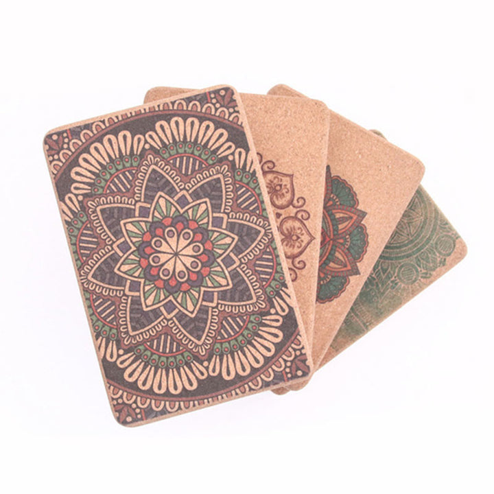 Buddha Stones Tibetan Mandala Mindful Yoga Cork Block - image 5