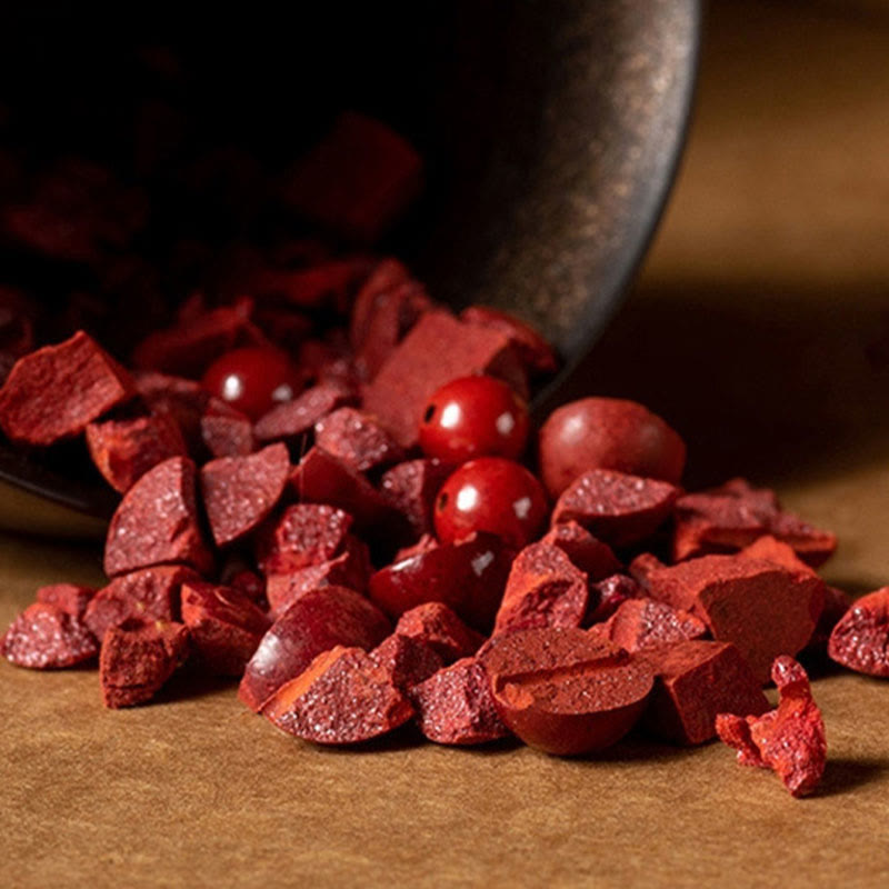 Buddha Stones Handmade Cinnabar Peace Buckle Safe and Healthy Charm Blessing String Bracelet Anklet - image 18