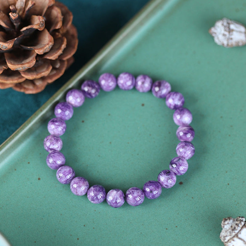 Buddha Stones Amethyst Crystal Positive Transformation Bracelet - image 6