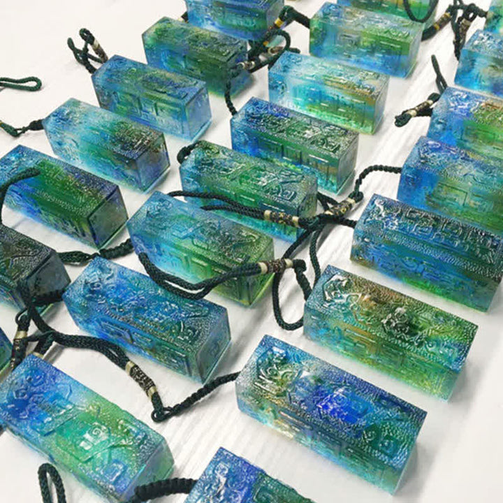 Buddha Stones Feng Shui Handmade Liuli Crystal Art Piece Home Office Decoration - image 16