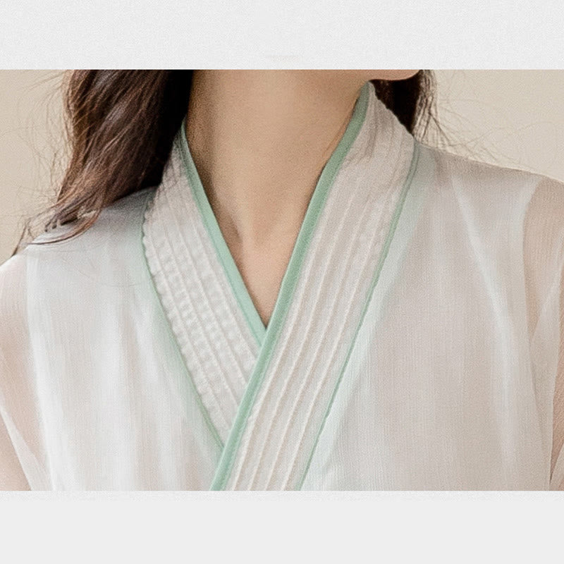 Buddha Stones Retro Prayer Zen Spiritual Meditation Practice Chiffon Clothing Women's Set - image 8