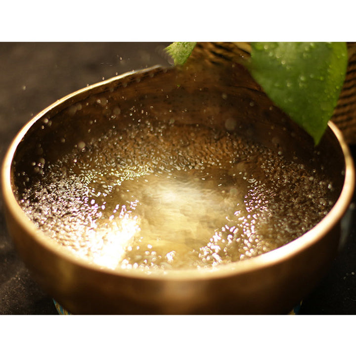 Buddha Stones Tibetan Sound Bowl Handcrafted for Healing and Meditation Positive Energy Singing Bowl Set - image 7