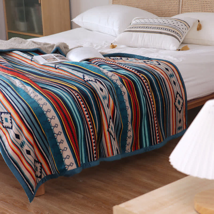 Buddha Stones Geometric Warm Soft Bed Throw Blanket - 150*200cm - image 11