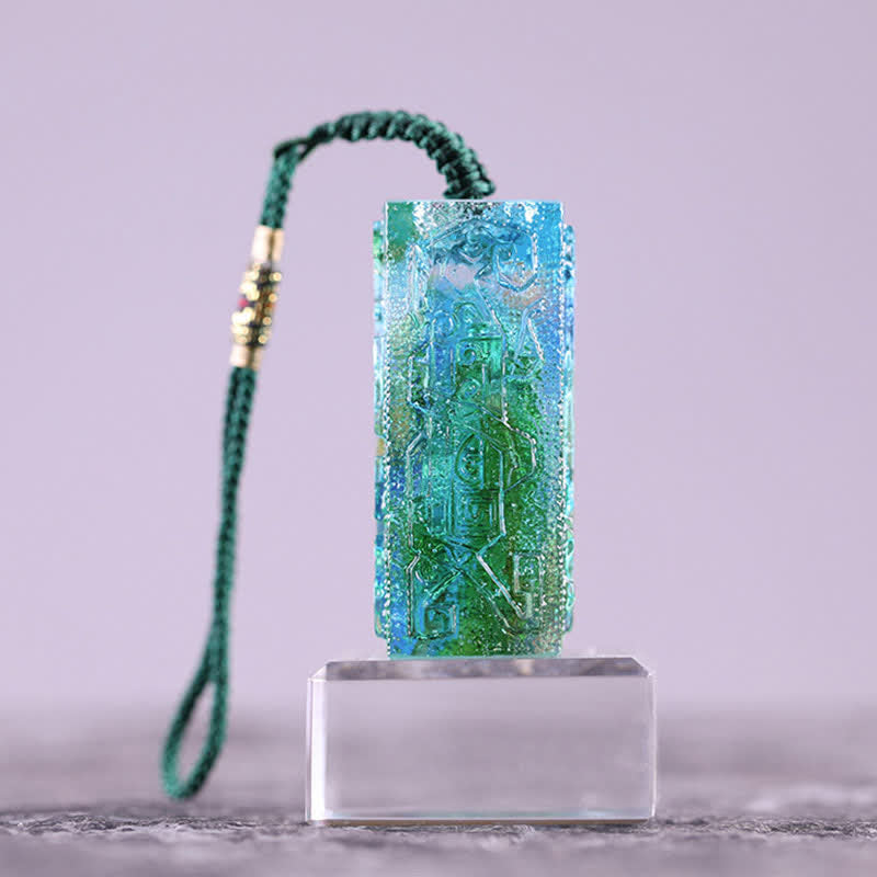 Buddha Stones Feng Shui Handmade Liuli Crystal Art Piece Home Office Decoration - image 6