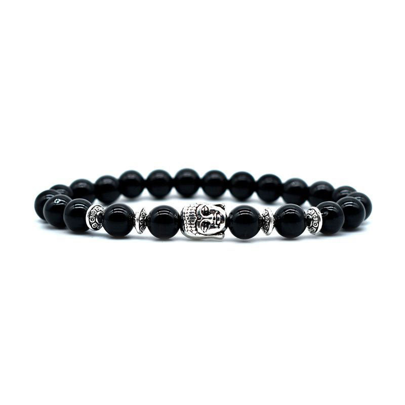 Buddha Stones Amethyst Love Healing Bracelet - Black Onyx - image 11