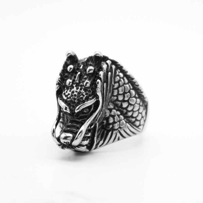 Dragon Balance Titanium Steel Ring - image 4