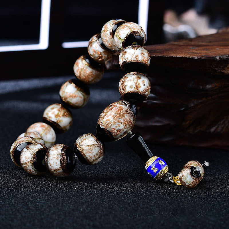 Tibetan Dragon Vein Agate Healing Bracelet - image 17