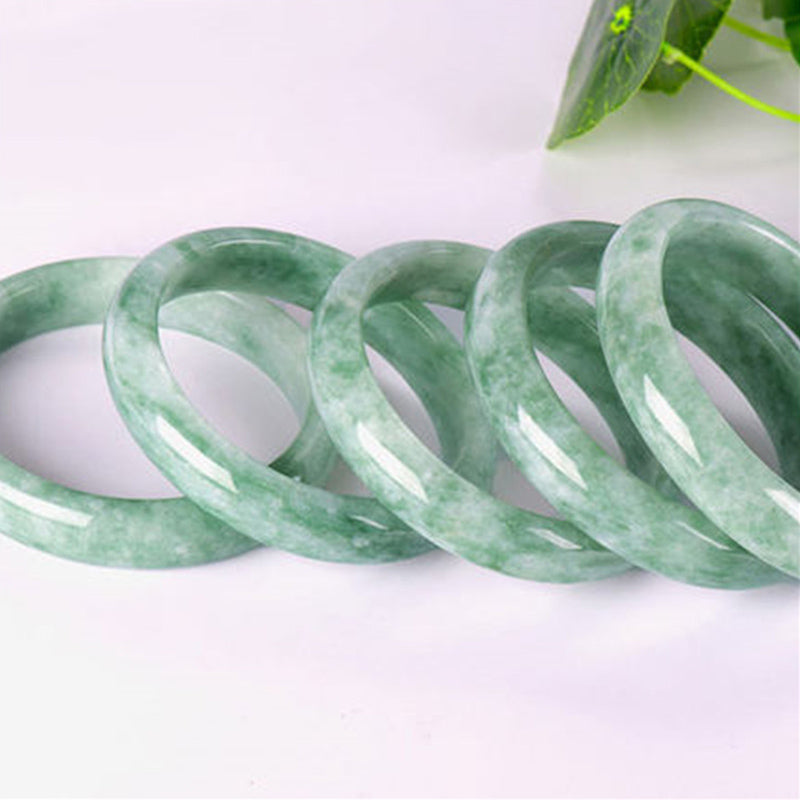 Buddha Stones Natural Jade Prosperity Bangle Bracelet - image 3