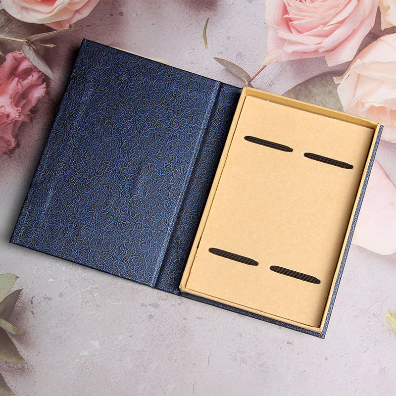 Buddha Stones Oriole Bird Flower Ebony Wood Bookmarks With Gift Box - image 12