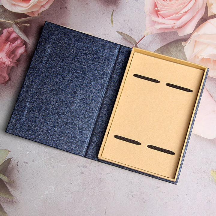 Buddha Stones Oriole Bird Flower Ebony Wood Bookmarks With Gift Box - image 12