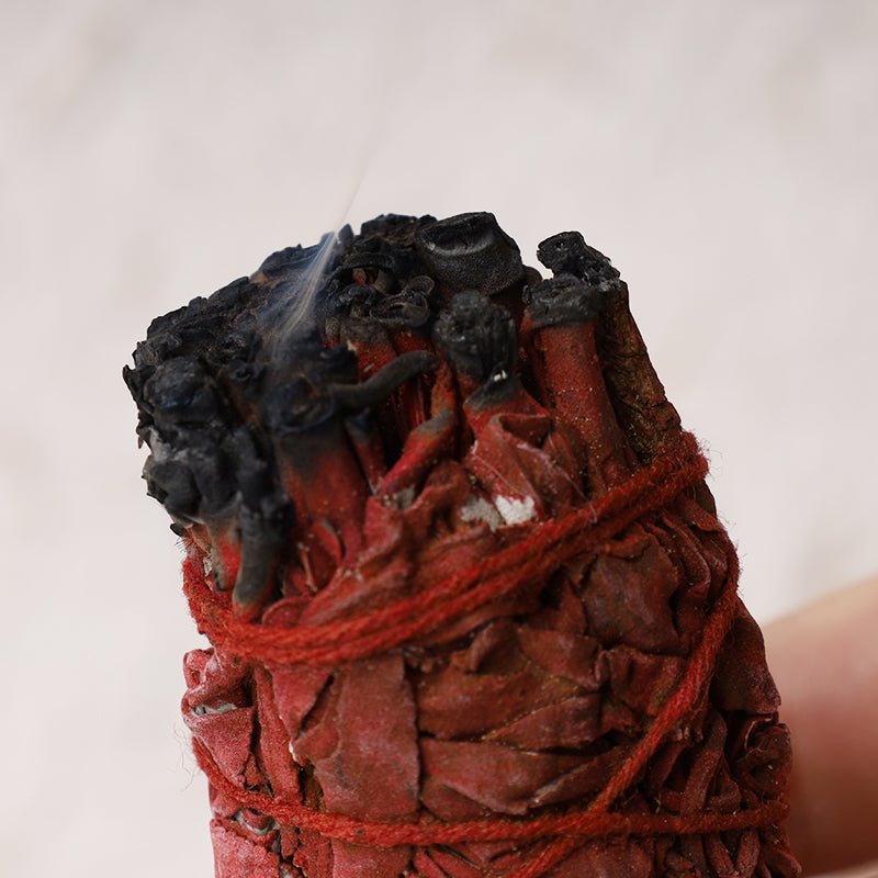 Buddha Stones Dragon's Blood Sage Smudge Stick for Home Negative Energy Cleansing Incense Healing Meditation Rituals - image 3