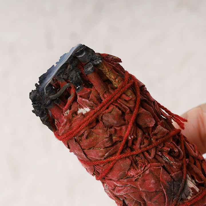 Buddha Stones Dragon's Blood Sage Smudge Stick for Home Negative Energy Cleansing Incense Healing Meditation Rituals - image 2