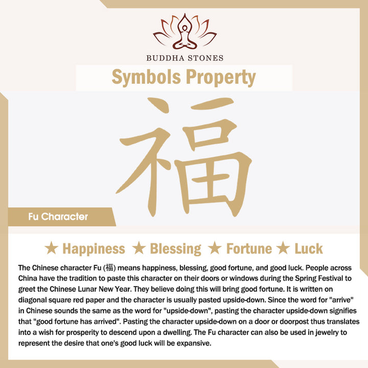 Buddha Stones Green Jade Flower Fu Character Charm Luck Bracelet - image 6