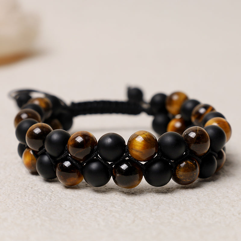 Buddha Stones Protection Tiger's Eye Bracelet - image 2
