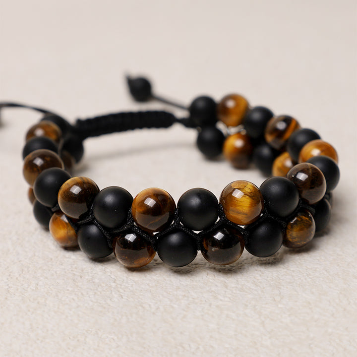 Buddha Stones Protection Tiger's Eye Bracelet - image 1